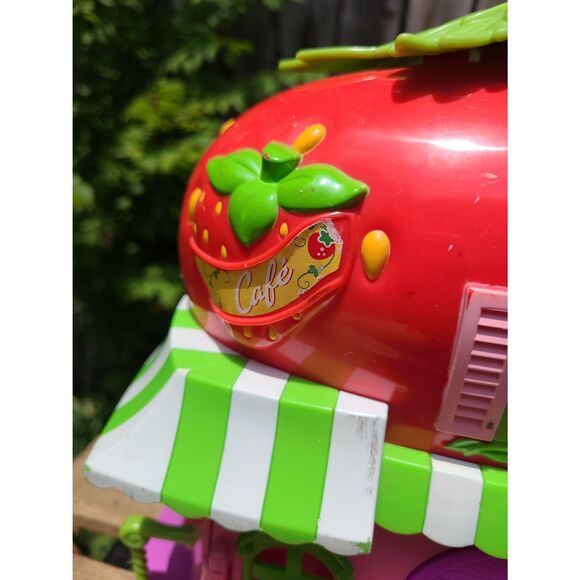 2008 Hasbro Strawberry Shortcake Playset Twirly Bird Berry Cafe Vintage 2000s - Picture 8 of 12